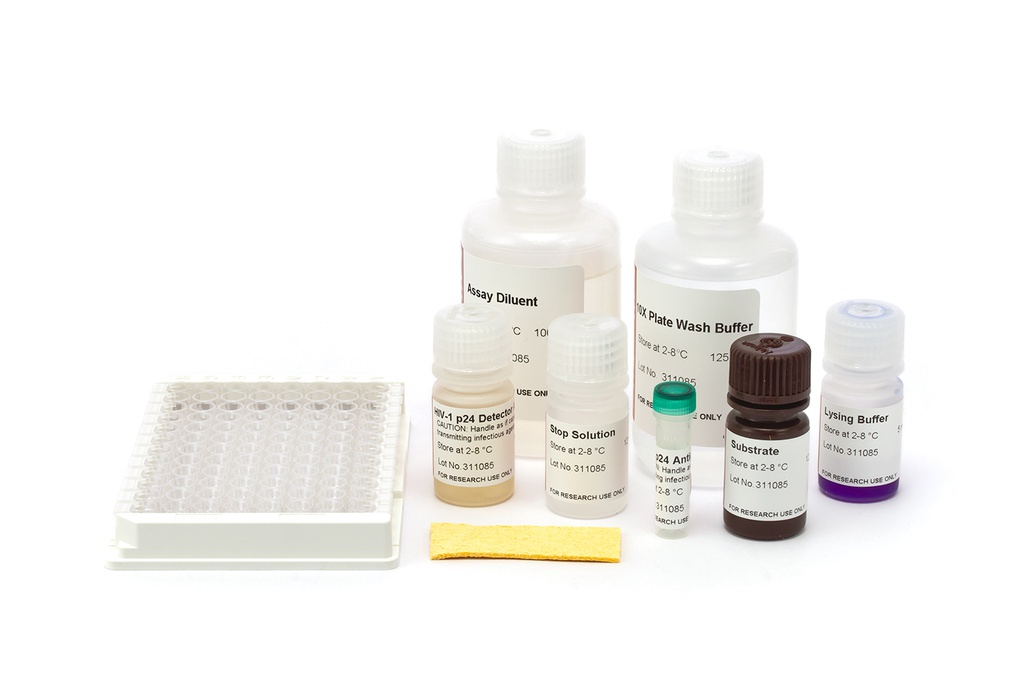 0801200 HIV-1 p24 Antigen ELISA Kit (480 det.)