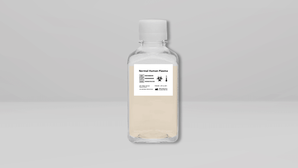 MDXB0099-100 Normal Human Plasma Pool (100mL)