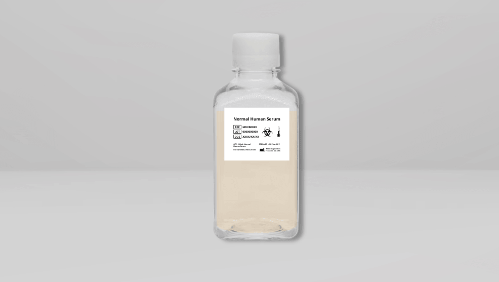 MDXB0008-100 Normal Human Serum Pool (100mL)